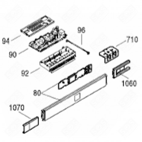 INTEGRATED BOARD (MARK 90) REFRIGERATOR, FREEZER - 6146164