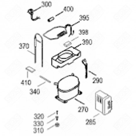 INTEGRATED PLATE (MARK 285) REFRIGERATOR, FREEZER - 6146298