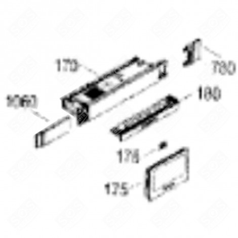 ELECTRONIC PLATE (MARK 170) REFRIGERATOR, FREEZER - 6140852