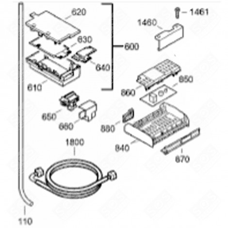 POWER BOARD (MARK 850) REFRIGERATOR, FREEZER - 6143081