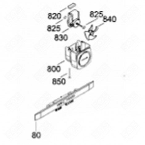 CONTROL BOARD SI COMPRES.JIAXIPERA (MARK 80) REFRIGERATOR, FREEZER - 6116280