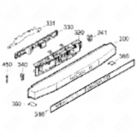 BOARD (MARK 330) REFRIGERATOR, FREEZER - 6143113