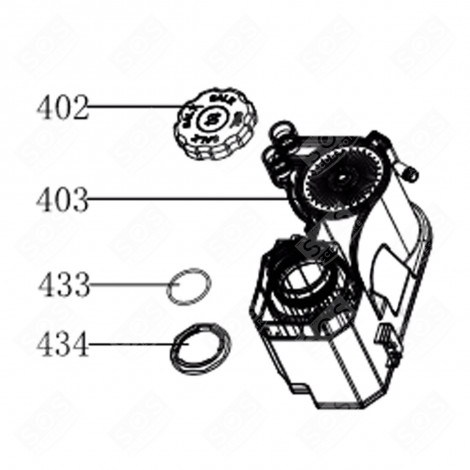 REGENERATION CONTAINER (MARK 403) DISHWASHER - AS0067129