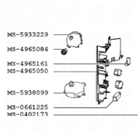 TURNTABLE MOTOR (MARK MS-5938099) MICROWAVE OVENS - MS-5938099