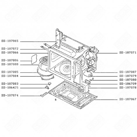 DIODE (REFERENCE SS-187080) MICROWAVE OVENS - SS-187080