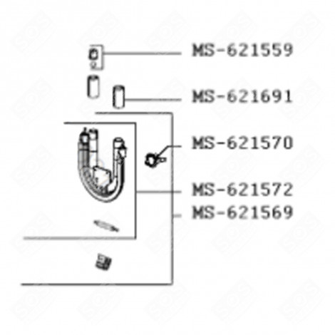 COFFEE MAKER, ESPRESSO MACHINE RESISTANCE 1100W + FUSE (MARK MS-621572) COFFEE MAKER, ESPRESSO - MS-621572