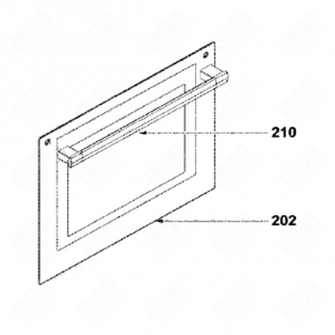 EXTERNAL WINDOW GAS / ELECTRIC OVENS - 71X3667