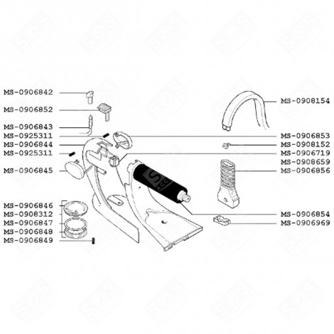 FRONT BODY (MARK MS-0906844) STEAM IRONS / STEAM GENERATOR IRONS - MS-0906844