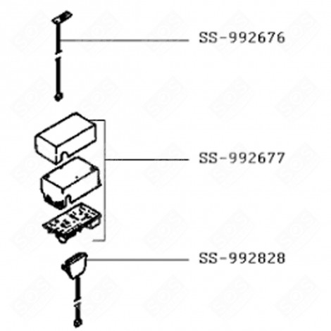 ELECTRONIC CARD + HOLDER STEAMER - SS-992677