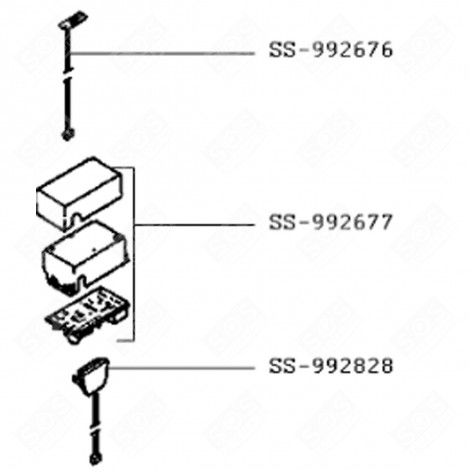 ELECTRONIC BOARD (REFERENCE SS-992685) STEAMER - SS-992685