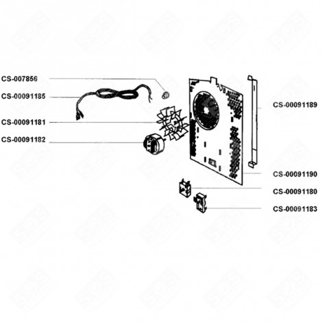 SWITCH (REFERENCE CS-00091180) SMALL HOUSEHOLD APPLIANCE - CS-00091180