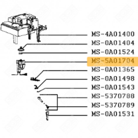 MOTOR (MARK MS-5A01704) COFFEE MAKER, ESPRESSO - MS-5A01704