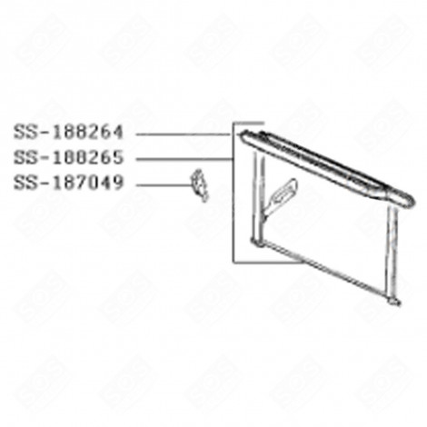 HANDLE (REFERENCE SS-188264) GAS / ELECTRIC OVENS - SS-188264