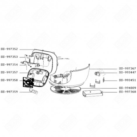 LOWER BODY (MARK SS-997367) COOKEO STEAMER - SS-997367