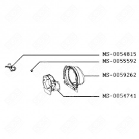 FEET (REFERENCE MS-0055592) COFFEE MAKER, ESPRESSO - MS-0055592