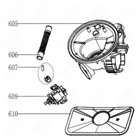 NON-RETURN VALVE (MARK 607) DISHWASHER - AS0039032