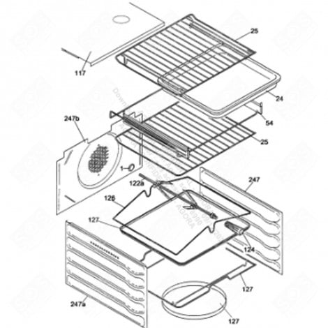 LEFT PANEL (MARK 247A) GAS / ELECTRIC OVENS - 42810566