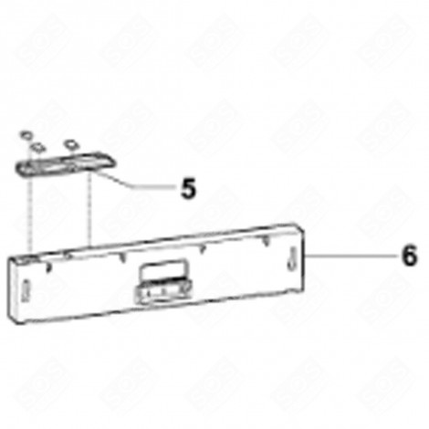 CONTROL PANEL (REFERENCE 6) DISHWASHER - C00372754