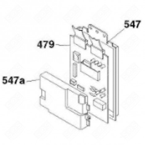 ELECTRONIC BOARD, POWER MODULE (REFERENCE 479) WASHING MACHINES - 49021185