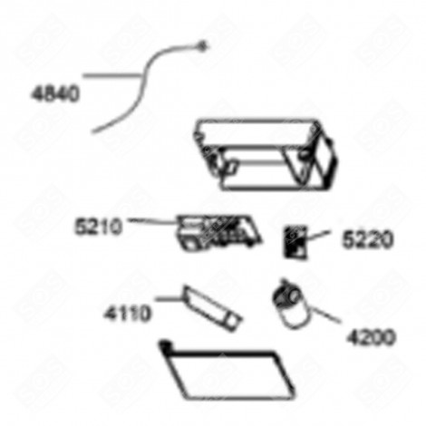 CAPACITOR (MARK 4200) EXTRACTOR HOOD - 482000092087