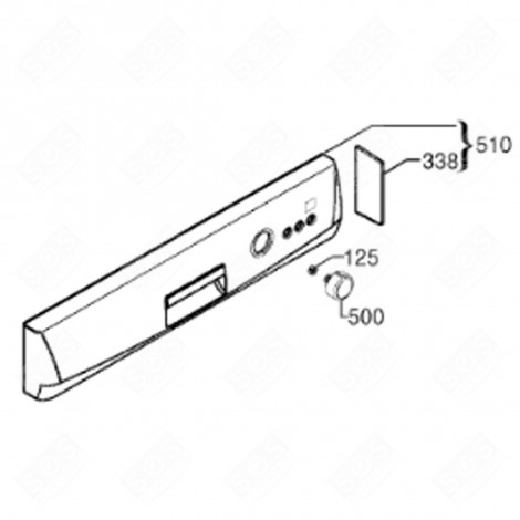 CONTROL PANEL (MARK 510) DISHWASHER - 1561010503