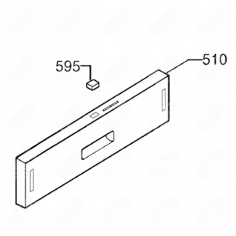 CONTROL PANEL (MARK 510) DISHWASHER - 1171804501