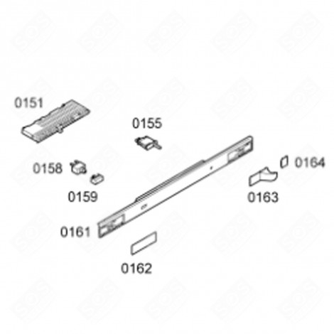 ELECTRONIC CONTROL MODULE (MARK 151) REFRIGERATOR, FREEZER - 00753263