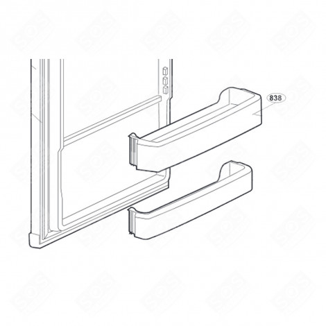 BOTTLE RACK REF. 838 REFRIGERATOR, FREEZER - 4948110700