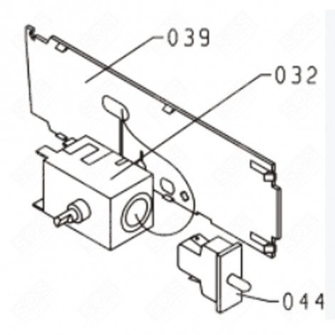 THERMOSTAT (MARKER 032) REFRIGERATOR, FREEZER - 57550