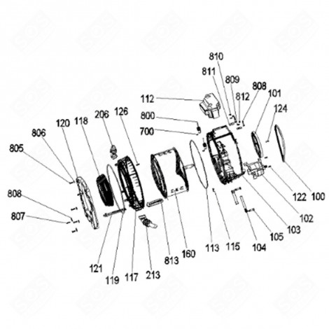 MOTOR (MARK 102) WASHING MACHINES - 480111102065