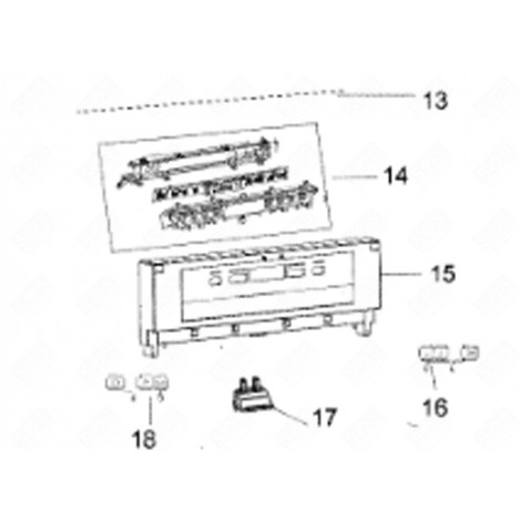 HANDLE (MARK 17) DISHWASHER - C00502553