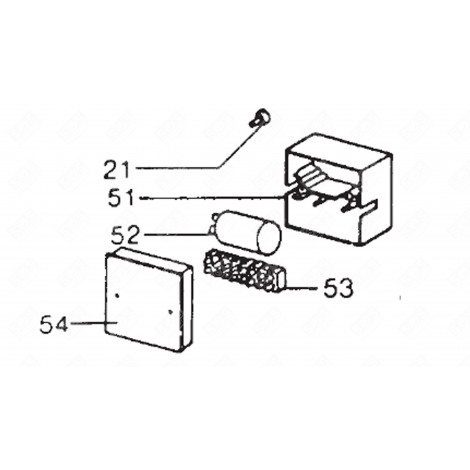 CAPACITOR (MARK 52) EXTRACTOR HOOD - 50029117004