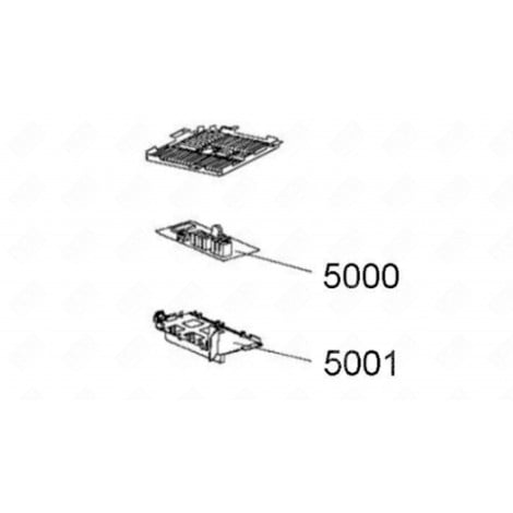 CONTROL BOARD (REFERENCE 5001) MICROWAVE OVENS - 482000018897