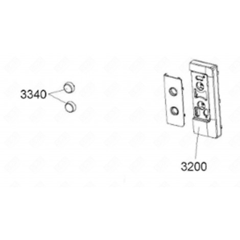 TIMER BUTTON MICROWAVE OVENS - 482000003245