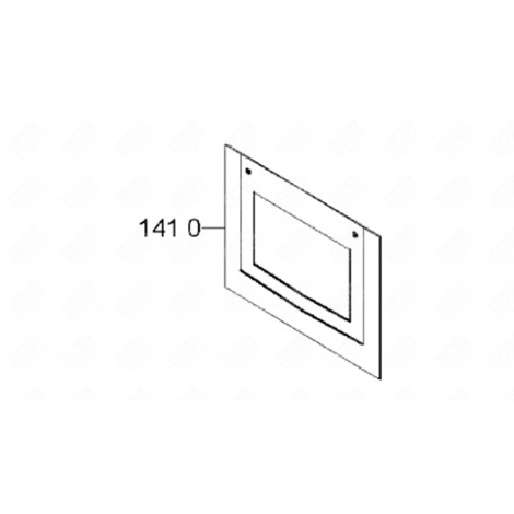 EXTERNAL GLASS ORIGINAL (CODE 141 0) GAS / ELECTRIC OVENS - 481245058899