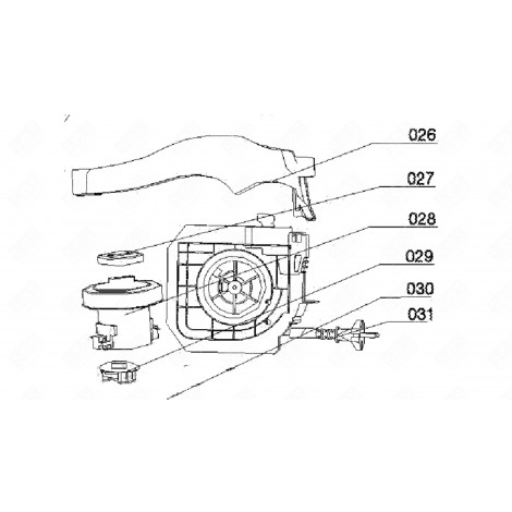 MOTOR (MARK 028) VACUUM CLEANER  - 4071357448