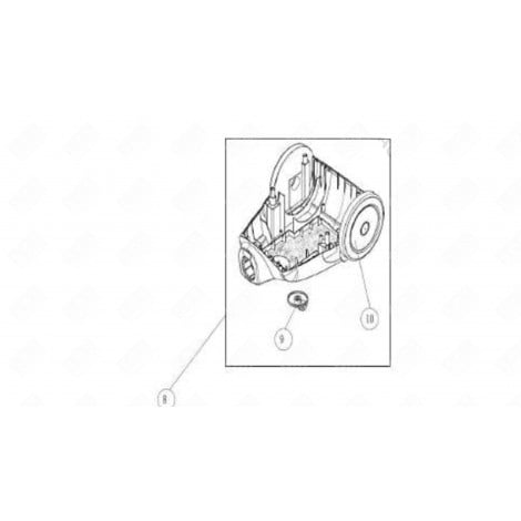 FRONT WHEEL (MARK N°9) VACUUM CLEANER  - 4055246989