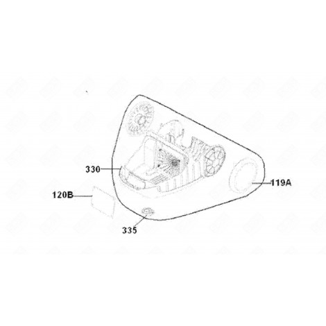 REAR WHEEL (MARK 119A) VACUUM CLEANER  - 1181988054