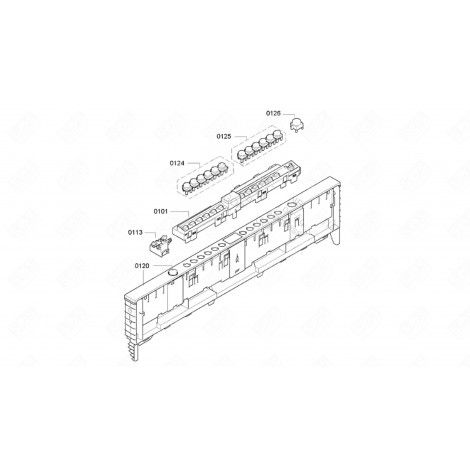 CONTROL PANEL (REFERENCE 120) DISHWASHER - 00676987