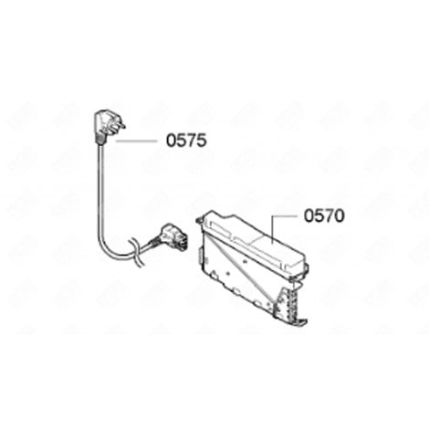 PROGRAMMED MODULE (CODE 570) ORIGINAL DISHWASHER - 00650597, 650597