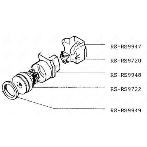 MOTOR (MARK RS-RS9722) VACUUM CLEANER  - RS-RS9722