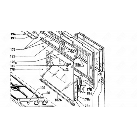 GLASS (MARK 178) GAS / ELECTRIC OVENS - 92965144