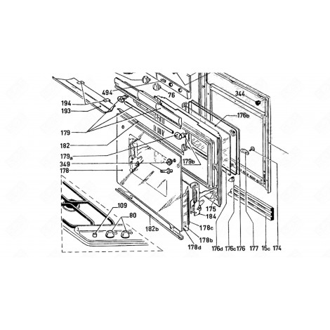 CENTRAL GLASS GAS / ELECTRIC OVENS - 92949908