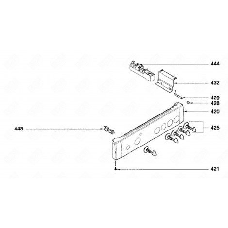 THERMOSTAT BUTTON (REFERENCE 425) GAS / ELECTRIC OVENS - 74X4910