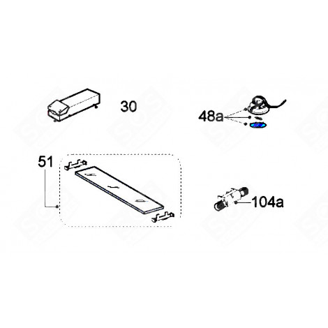 BULB (MARK 48A) EXTRACTOR HOOD - 49021483