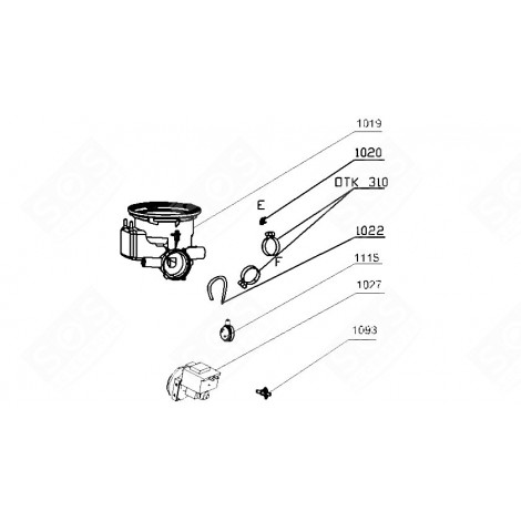 PRESSURE SWITCH (MARK 1115) DISHWASHER - 480A63