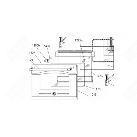 HANDLE BEFORE 06/23 GAS / ELECTRIC OVENS - 44002717