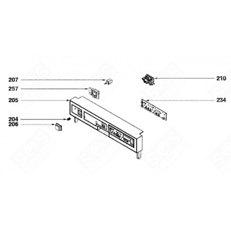 LABEL (MARK 205) DISHWASHER - 32X4235