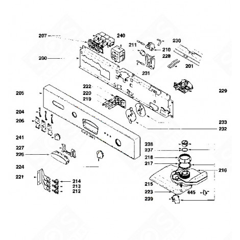 LABEL (MARK 205) DISHWASHER - 31X8597