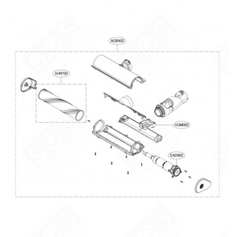 BRUSH, NOZZLE MARKER AGB402 VACUUM CLEANER  - AGB74272432